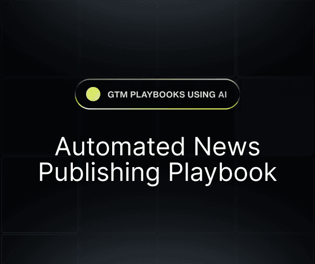 Automated News Publishing Playbook